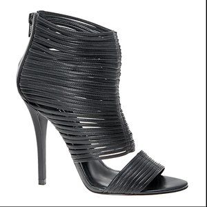 Aldo Alamin Black Heels Pumps Sz 39 Genuine Leather